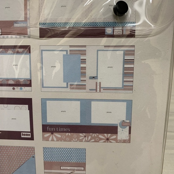 SEI Scrapbook in a bag Granny’s Kitchen. 8x8 memory book kit - Picture 3 of 6